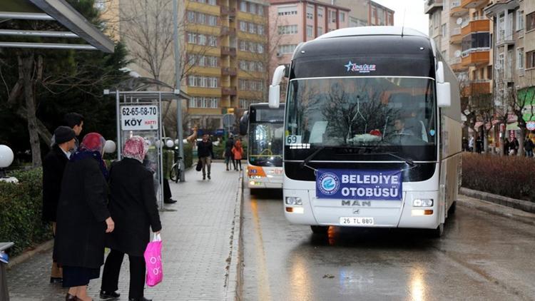 Şehir içi toplu ulaşımda kiralık otobüsler devrede