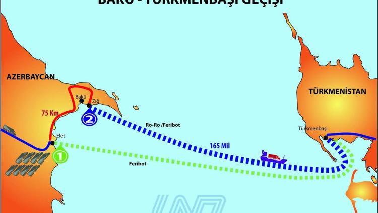 Hazar Denizi nakliye sektörüne can suyu olacak