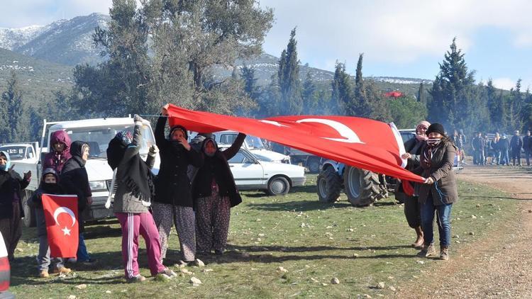 İzmirdeki taş ocağı eylemi