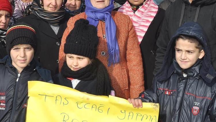 İzmirdeki taş ocağı eylemi