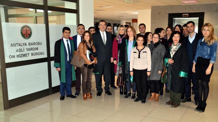 Antalyada adli yardım ön hizmet bürosu açıldı