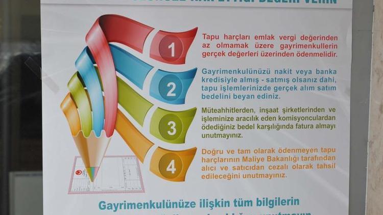 Gayrimenkul sahiplerine eksik harç takibi