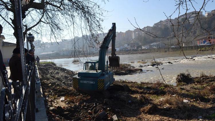 Alaplı Çayındaki ıslah çalışmaları