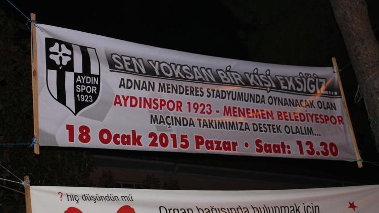 Aydın Büyükşehir Belediyesine pankart tepkisi