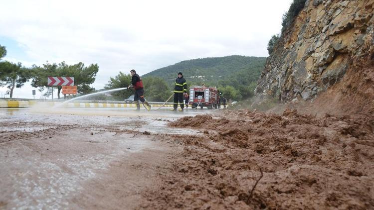 Bodrumda DSİ boru hattında patlama