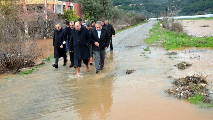 Muğladaki şiddetli yağış