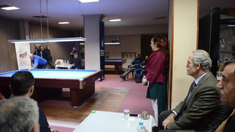 Bilardo Bursa İl Birinciliği Turnuvası sona erdi