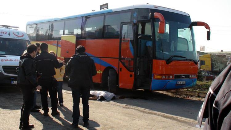 Kocaelinde otobüsün altında kalan tamirci öldü