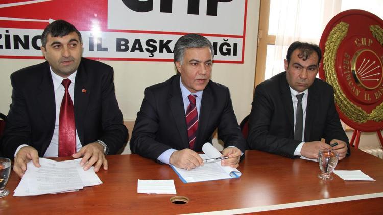 CHP Milletvekili Özgündüz, Erzincanda
