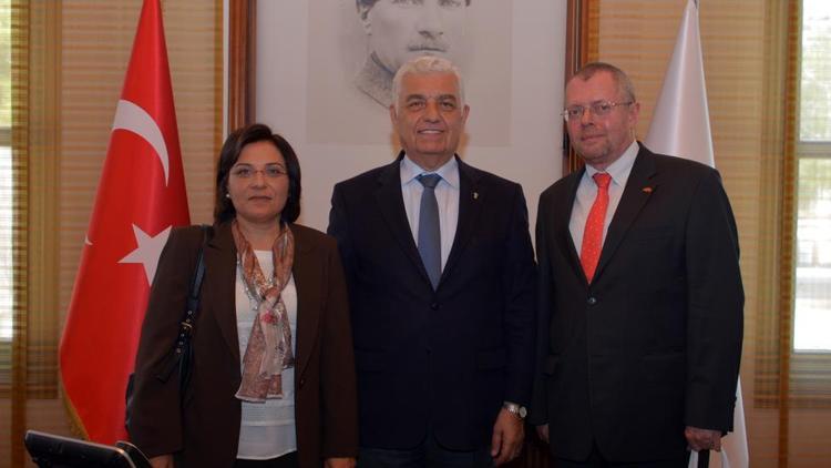 Almanyanın İzmir Başkonsolosu Gerlach, Muğlayı ziyaret etti