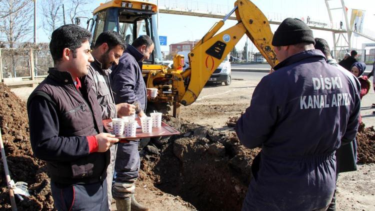 Diyarbakırda DİSKİye ait tesislerin elektriğinin kesilmesi