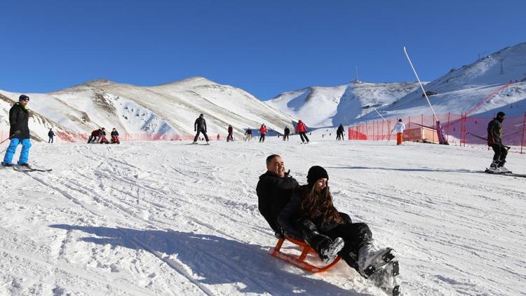 Palandökende tatil yoğunluğu