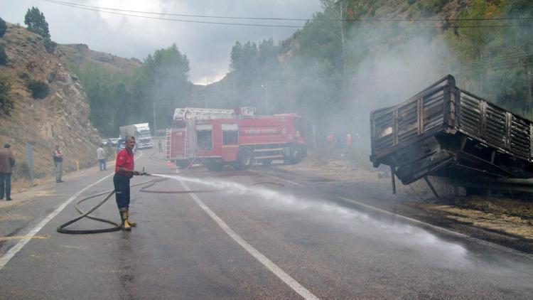 Gümüşhane Belediyesi İtfaiye Müdürlüğü 118 yangına müdahale etti