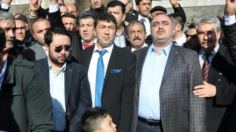 Kayseride Doğu Türkistana destek yürüyüşü