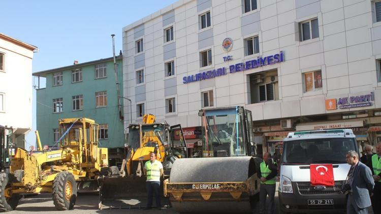 Salıpazarı Belediyesine araç takviyesi