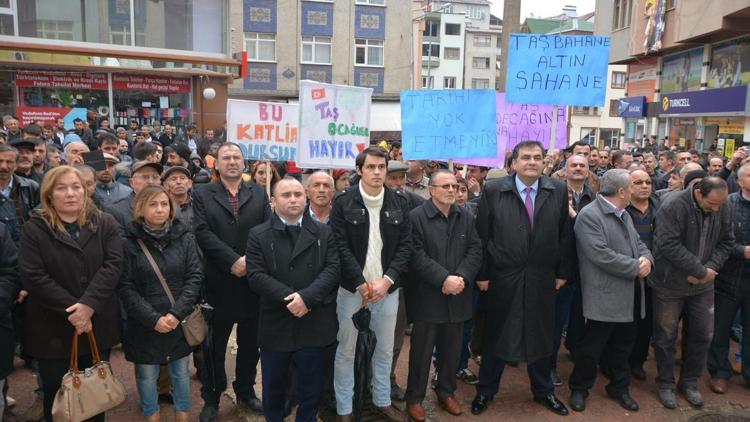 Ordu’da Kumru Küşnafak Sevdalıları Platformundan taş ocağı tepkisi