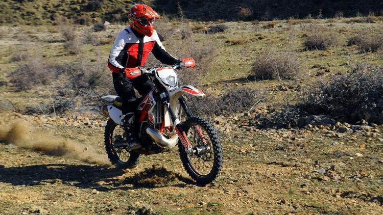 Halkapınarda enduro motor sporları heyecanı