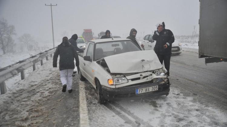 Orhangazide zincirleme trafik kazası: 4 yaralı