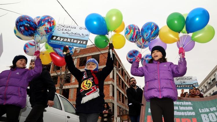 Eskişehirde protesto yürüyüşü