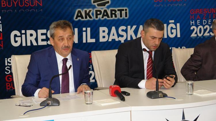 AK Parti Giresun il Başkanlığında devir teslim