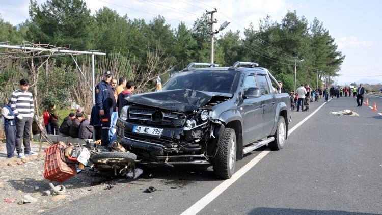 Muğlada trafik kazası: 1 ölü