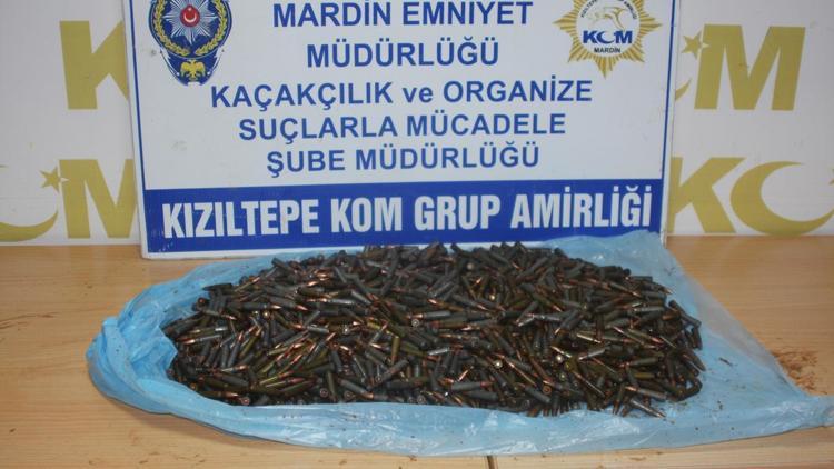 Mardinde bin 770 fişek ele geçirildi