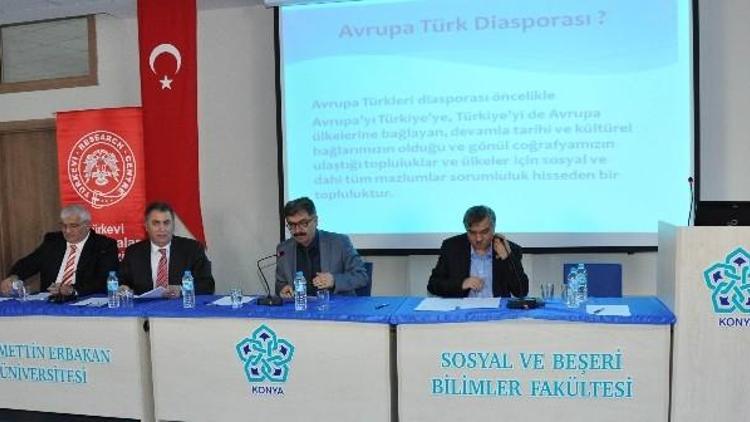 NEÜ’ Avrupa Türk Diasporası Ve Bölgesel Kalkınmalara Katkısı Konulu Panel