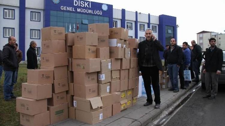 Diski’den Kobanililer İçin Mama Yardımı