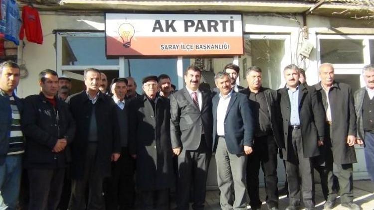 AK Parti Van Milletvekili Aday Adayı Nihat Çelik Bir Günde 7 İlçe Gezdi