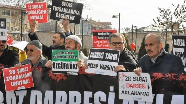 Sivas’ta 28 Şubat Darbesi Protesto Edildi