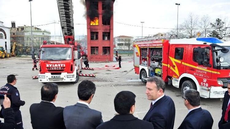 Ankara İtfaiyesi Tiranlı Konuklarını Ağırladı