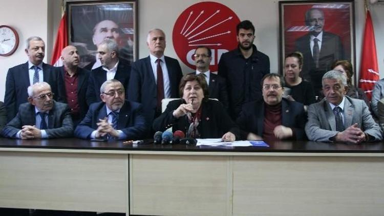 CHP Trabzon İl Başkanı Güzide Uzun Yeni İl Yönetimi İle Basının Karşısına Geçti