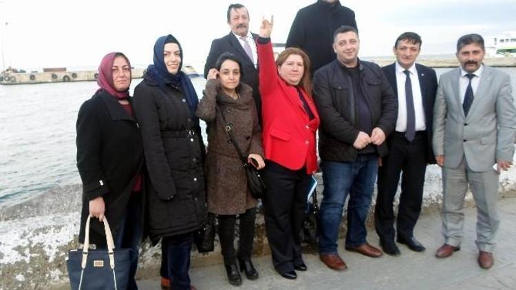 MHP’nin Kadın Milletvekili Adayı Hatice Deniz Mudanya’da