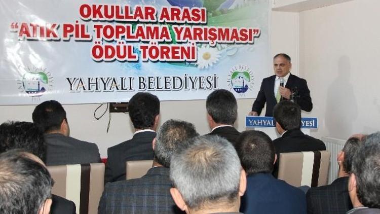 Yahyalı’da Atık Piller Toplandı