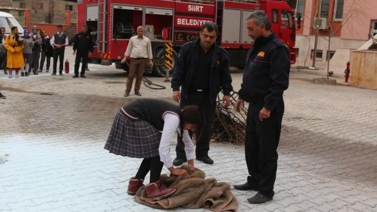 Yangın Ve Deprem Tatbikatı Gerçeği Aratmadı