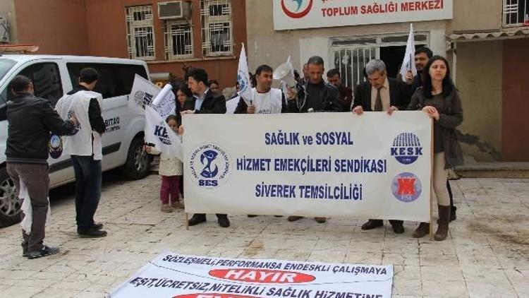 Siverek Sağlık Ve Sosyal Hizmet Emekçileri Sendikası’ndan Bakanlığa Uyarı