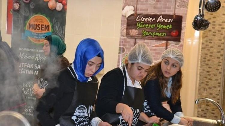 Gaziantep’te “Liselerarası Yöresel Yemek Yarışması” Düzenlendi