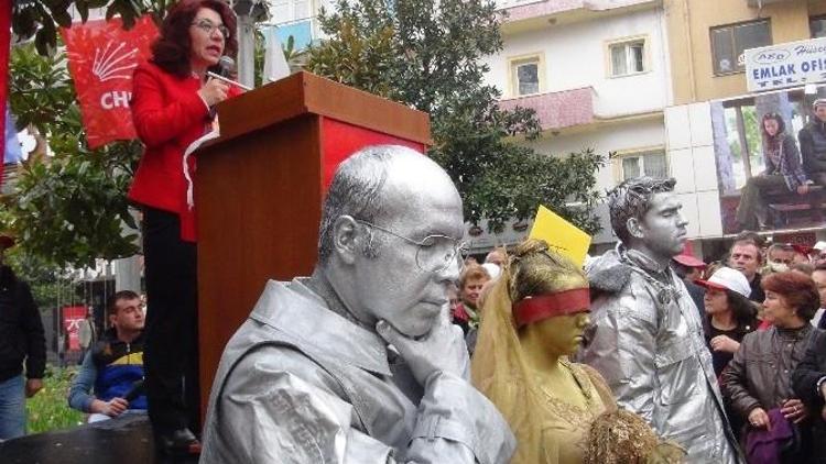 CHP’li Aday Adayından Şölen Havasında Tanıtım