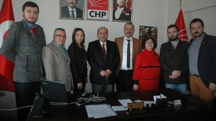 CHP Eskişehir Milletvekili Aday Adayı Prof. Dr. Aras CHP Tepebaşı İlçe Başkanlığını Ziyaret Etti