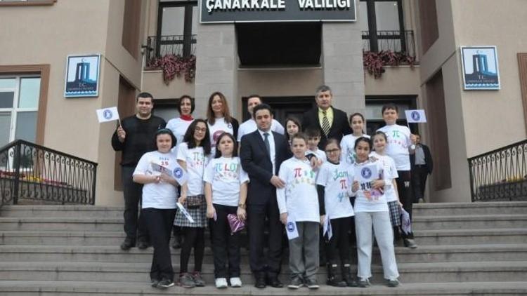 Turgut Reis Ortaokulu Öğrencilerinden ’Yüzyılın Pi Günü’ Etkinliği