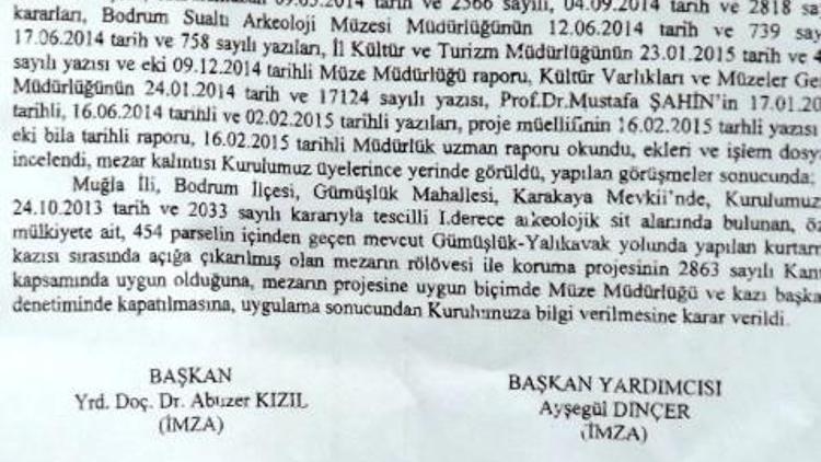 AK Parti Bodrum İlçe Başkanı Demiralp Tarihi Eser Tartışmasına Son Noktayı Koydu