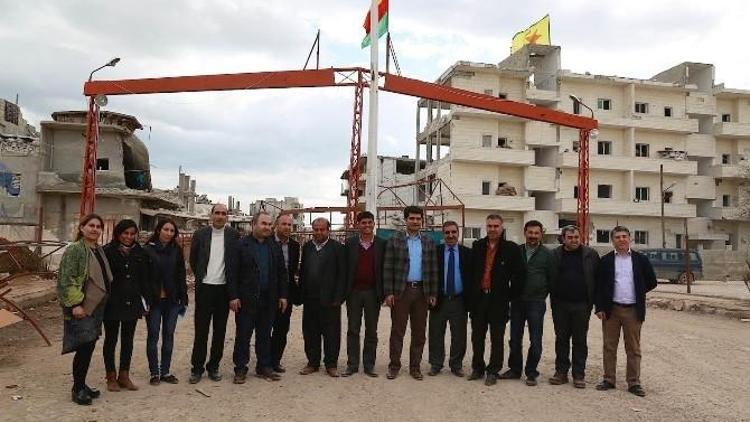 DTSO Heyeti Kobani’de İncelemelerde Bulundu