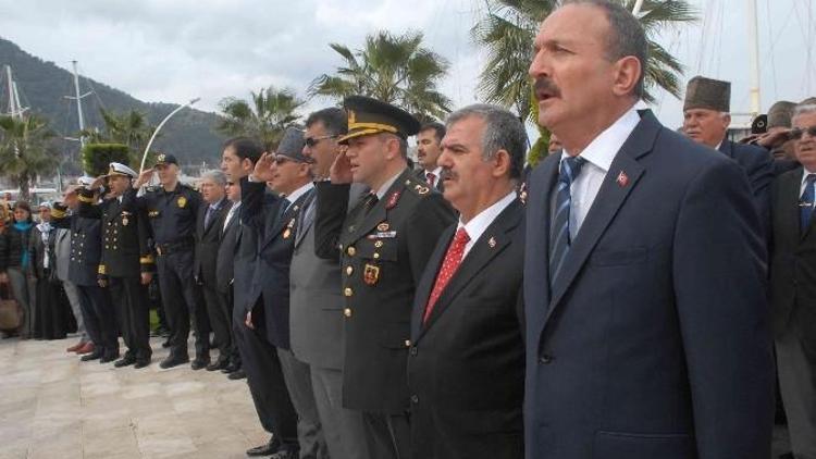 Çanakkale Şehitleri Fethiye Anıldı