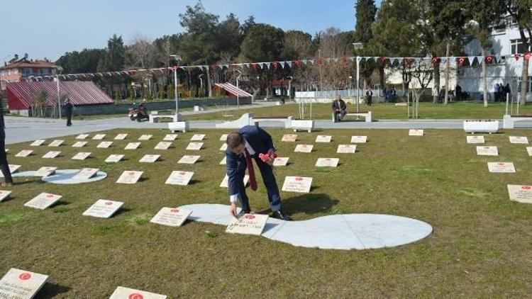 Kula’da Temsili Çanakkale Şehitleri Anıtı Yapıldı