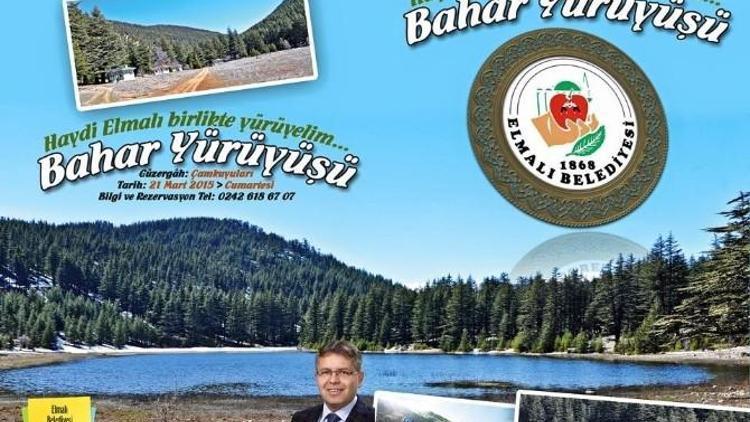 Elmalı Belediyesi’nden Bahar Yürüyüşü