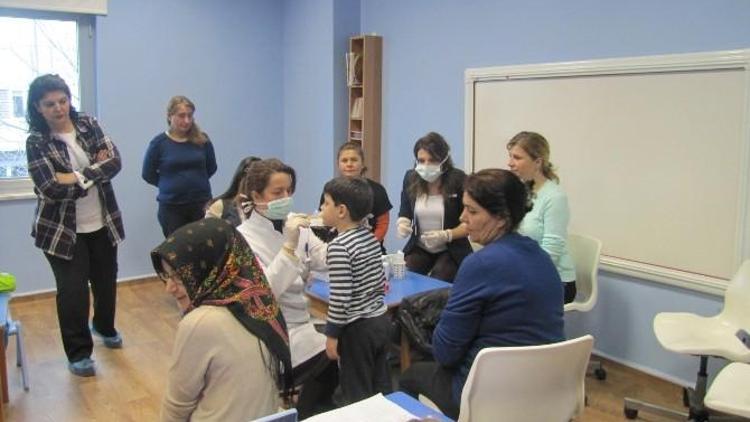 Ana Sınıfı Öğrencilerine Ağız Ve Diş Taraması