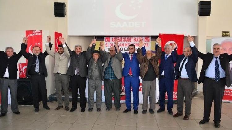 Saadet Partisinde Fikret Aysu Güven Tazeledi