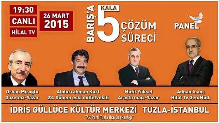 Barışa 5 Kala Çözüm Süreci Paneli