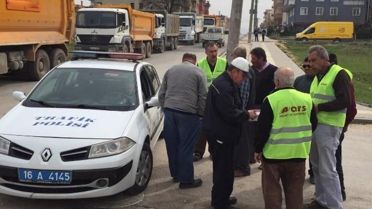 Güzergah Dışına Çıkan Hafriyat Kamyonlarına Ceza Yağdı