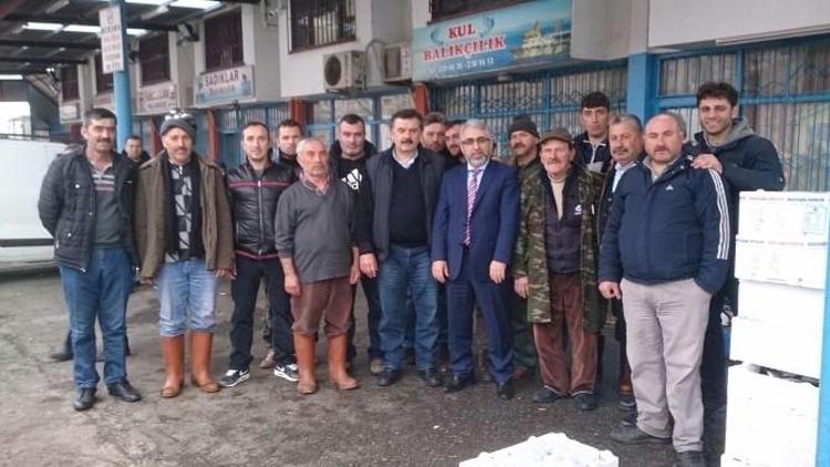 AK Parti Trabzon Milletvekili Aday Adayı Mahir Küçük’ten Balıkçılara Destek